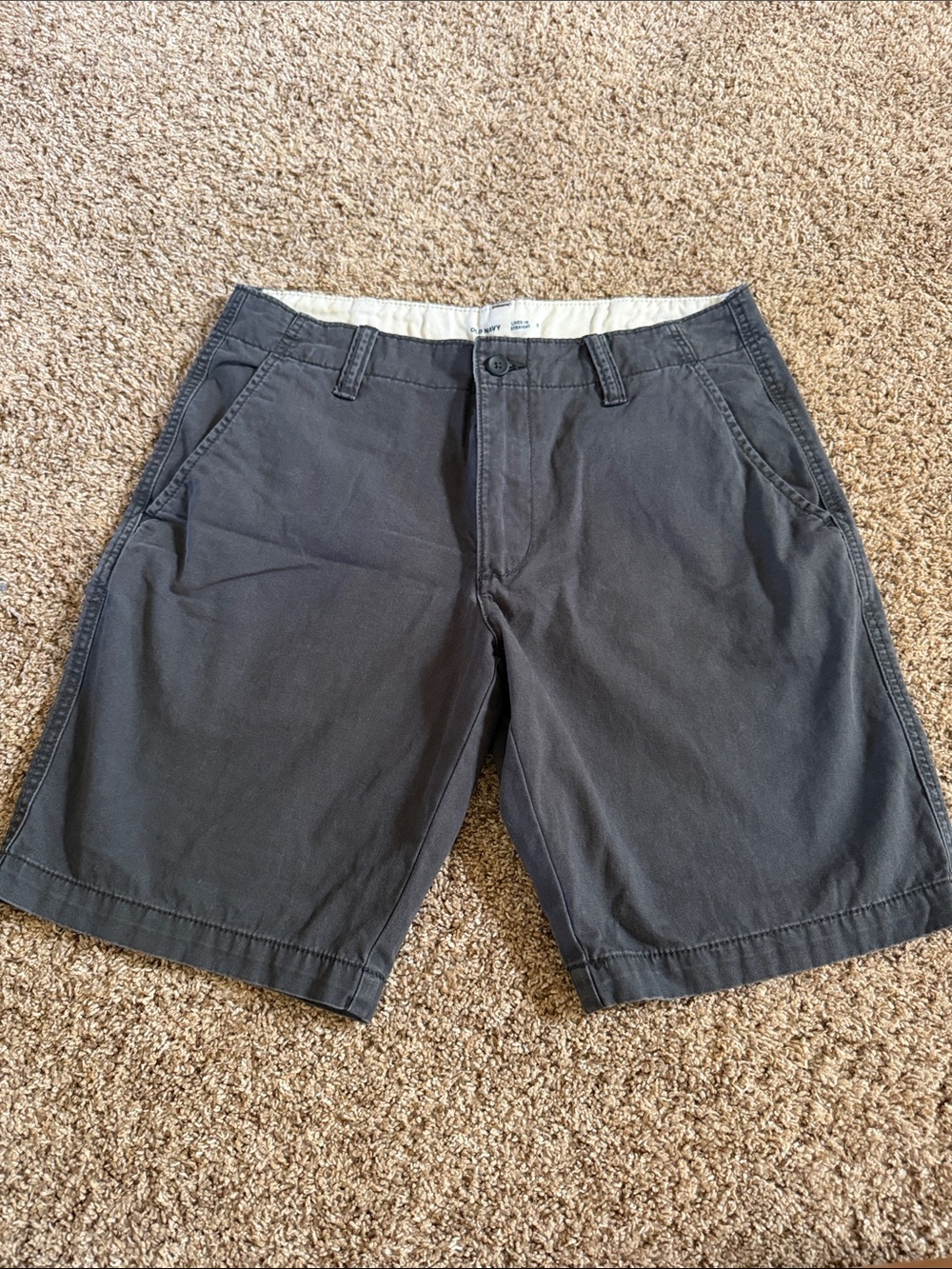 Old Navy Men's Dark Gray Lined-In Shorts